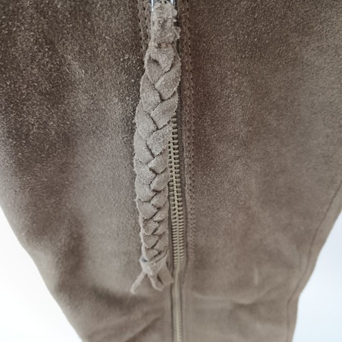 Steve Madden Boots size UK 5 Taupe Women's Heeled Casual Wear Zip Preloved - Picture 12 of 24