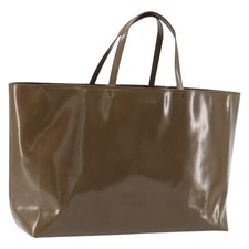 Borsa tote PRADA pelle verniciata marrone originale 172898