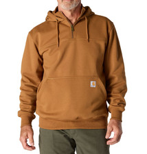 CAHARTT MEN'S RAIN DEFENDER 1/4 ZIP PULLOVER-3 COLOR OPTS  FAST SHIPPING  