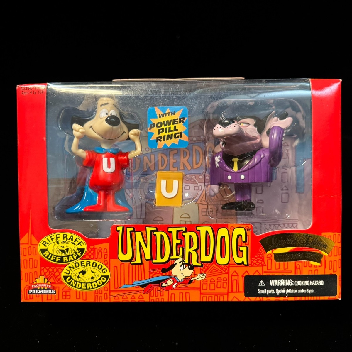 超希少 ! ウルトラわんちゃん UNDERDOG & RIFF RAFF Underdog and Riff Raff Limited Edition Collectible Figures New in