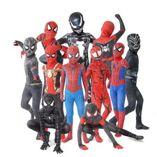 Kids Boys Miles Morales Spiderman Costume Cosplay Book Week Jumpsuits Outfit
