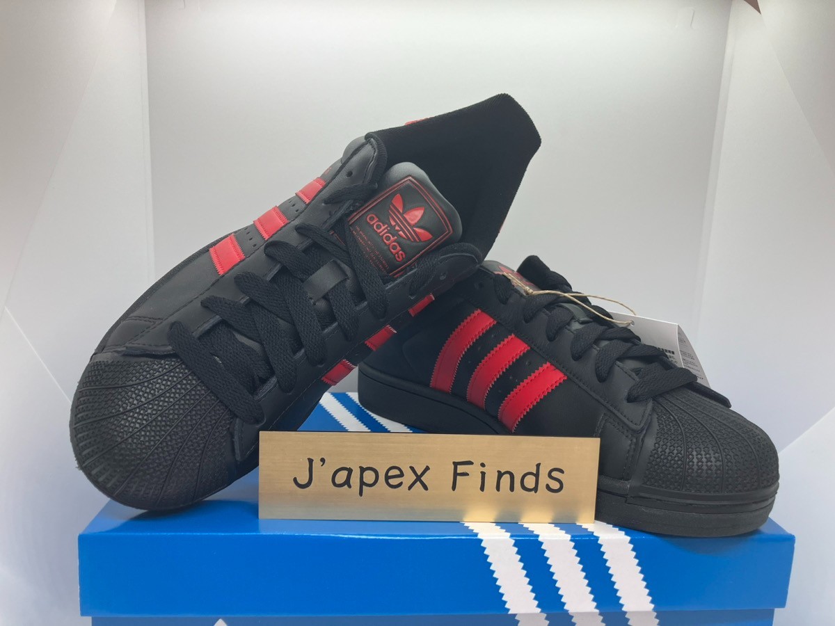 adidas Originals Superstar 2 JQ2309 Core Black Better Scarlet