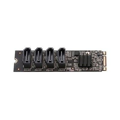Fast Speed PCIE to SATA3.0 4 Ports Adapter Converter Hard Drive Extension Card