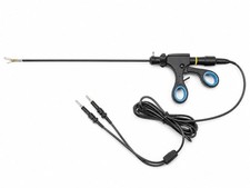 Laparoscopic Bipolar Fenestrated Dissector Forceps w/ Cable Reusable Set ADDLER