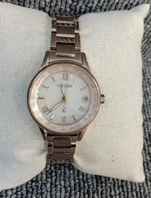 [A4N] Citizen xC Cross Sea EC1164-53W Sakura Pink Solar Radio JDM [v2v]