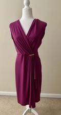 Michael Michael Kors Bodycon Black Dress Size XS Midi Career Designer