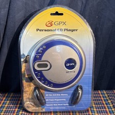 GPX Personal Portable CD Player and Headphones Model CDP3104 BASS BOOST. C4