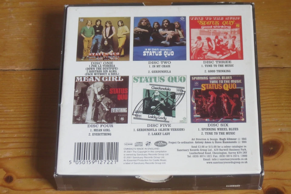 STATUS QUO - 6 CD box set - The Pye 70s Singles 1970-1973 - Image 2 of 4