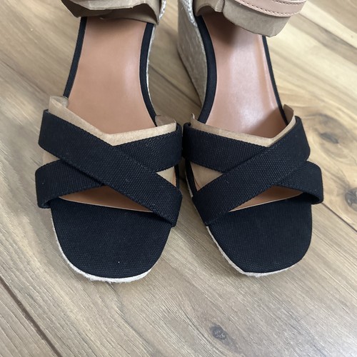 Lucky Brand Mujer’s 10 Maeylee Damas Zapatos de Cuña Punta Abierta Sandalias Nuevas en Caja - Imagen 5 de 9