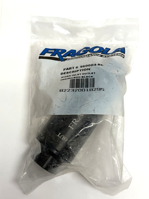 NEW Fragola 960004-BL Fuel Filter Inline Black 100 Microns -10 AN Female O-Ring