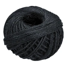 164 Feet 2mm Jute Twine, Jute Rope, Jute Twine String Cords Black for DIY