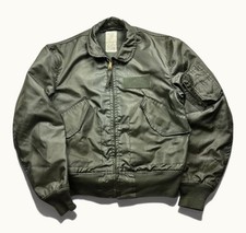 Vintage Men  s US Military Alpha Industries Summer Flight Jacket CWU/36 Bomber M