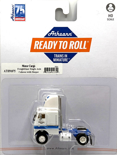 HO ATHEARN 91075 FREIGHTLINER CABINA EJE ÚNICO CON CAMA MOTOR CARGA | Condition: New