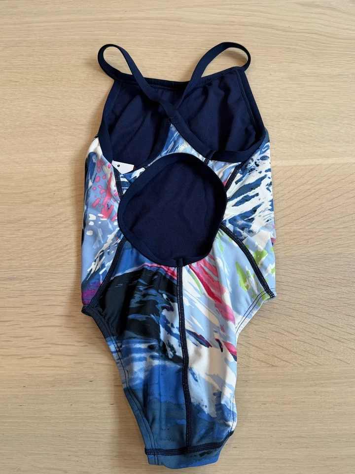 NEW WITH TAGS - TYR Women's Transient Diamondfit One Piece Swimsuit Blue Size 26 - Image 2 of 4