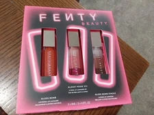 FENTY BEAUTY BY RIHANNA Glossy Posse VIII Full-Size Gloss Bomb Trio NEW IN BOX!