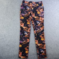 Anthropologie Pilcro And Letterpress Serif Corduroy Pants 27 Floral Skinny