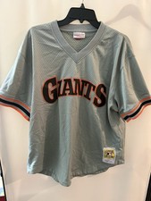 Mitchell & Ness San Francisco Giants Jersey Gray #9 XL