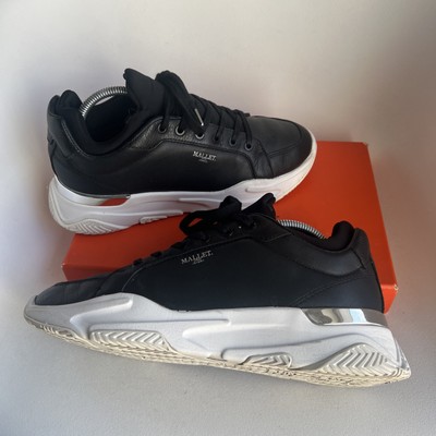 Mallet Kingsland White Leather Nylon Mens Trainers Size 7 | eBay UK