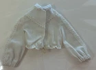 Vintage Barbie  Best Buy White Ruffle  Blouse  #7423