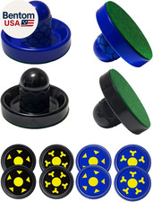 Air Hockey Pushers and Air Hockey Pucks, Non-Slip Strikers and Dynamic Pucks for
