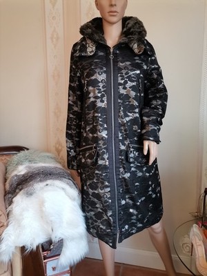 SPORTALM MANTEL Glanzmantel GLANZ Jacke Jacket Trenchcoat Wollmantel BROKAT 38 M