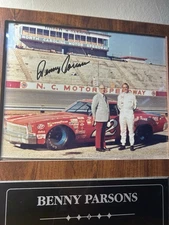 Benny Parsons 1973NASCAR Point Championship 153/275 autographed by Benny