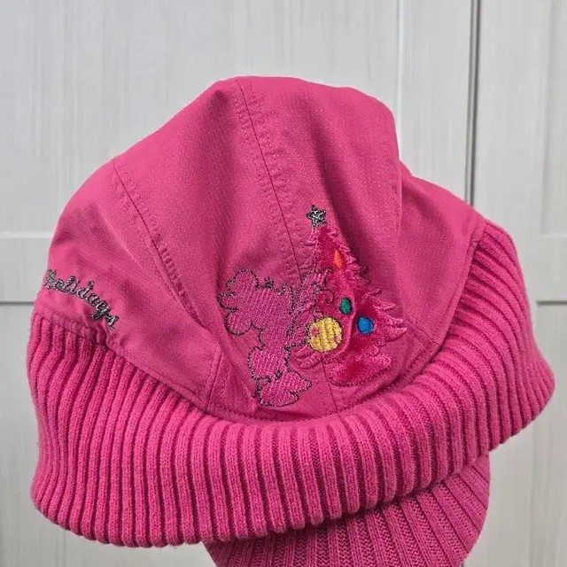 Disney Pink Knit Beanie Hat Warm Cute Christmas Cap