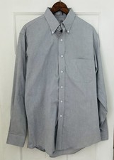 Stafford Mens Dress Shirt Classic Button Up Grey 16-35