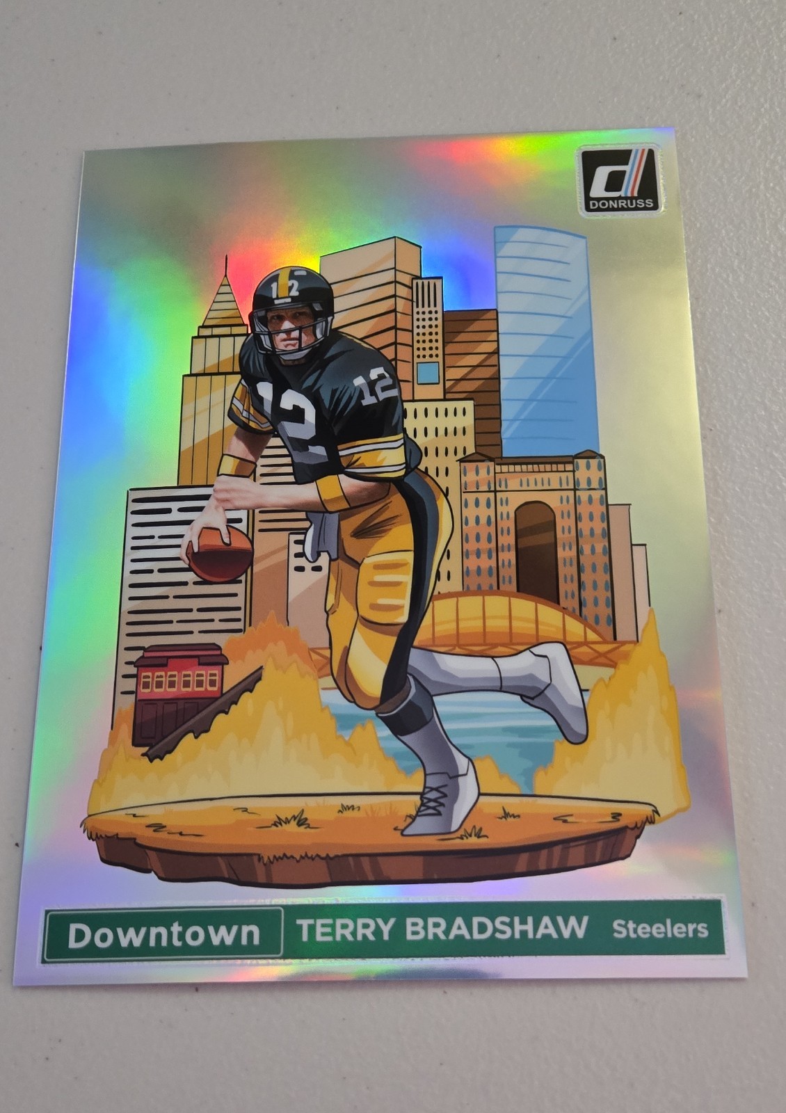 2024 Panini Donruss - Downtown! Terry Bradshaw #10 Oversized