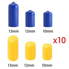 10Pcs Rubber Cue Cover Protector Snooker Accessories Caps Head Cover Pool