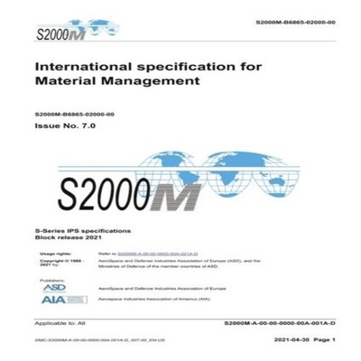 S2000M International specification for Material Management Issue