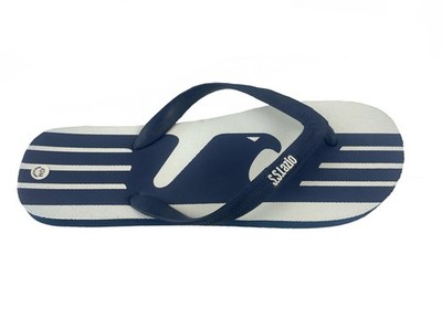 SS Lazio Herren Zehentrenner Adler Print Fußbett Blau