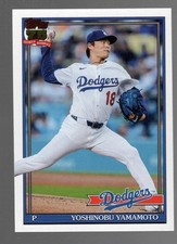 2026 Topps Series 1 - 1991 Topps Baseball Yoshinobu Yamamoto #T91