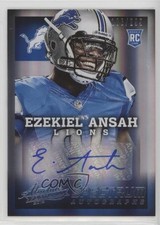 2013 Panini Absolute Rookie Spectrum Silver 166/299 Ezekiel Ansah #133 Auto 0v1