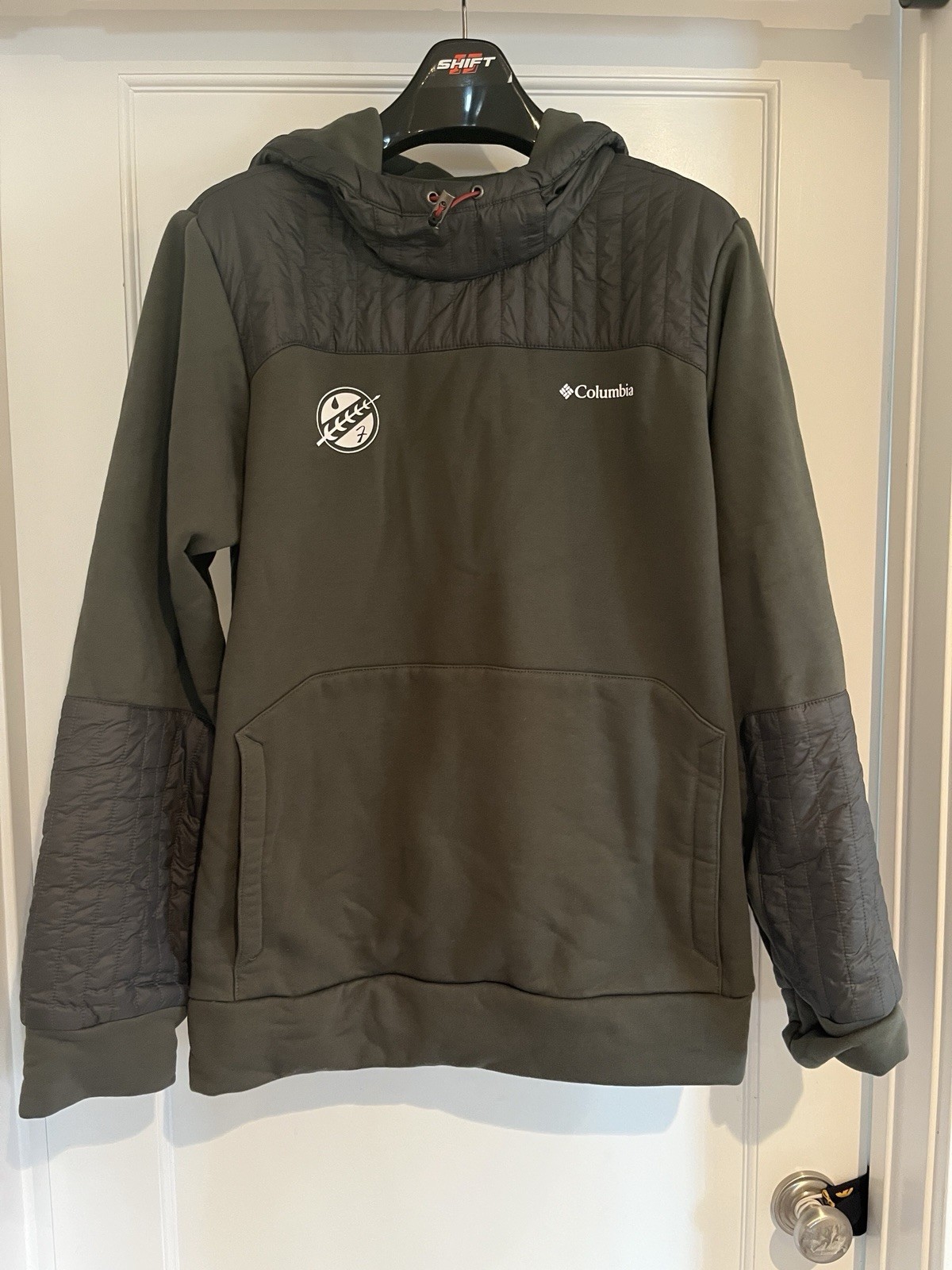 Columbia Boba Fett Collection Pullover Hoodie Size Small Star Wars Collab EUC image 2