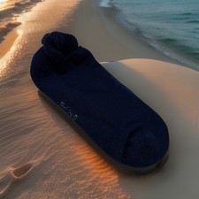 Unisex VTG Footjoy Socks Navy Blue Golf Low Cut Roll Size 8.5-11 NOS 80s 90s