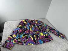 Vintage 90s Y2K LAURA ASHLEY Petite Med Vibrant Paisley Floral Pleat Back Jacket