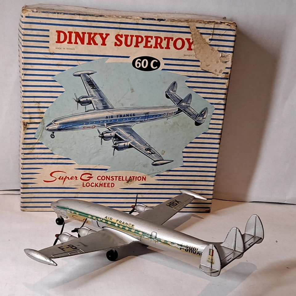 2415. DINKY SUPERTOYS FRANCE 60C LOCKHEED SUPER G CONSTELLATION  MB - Immagine 4 di 4
