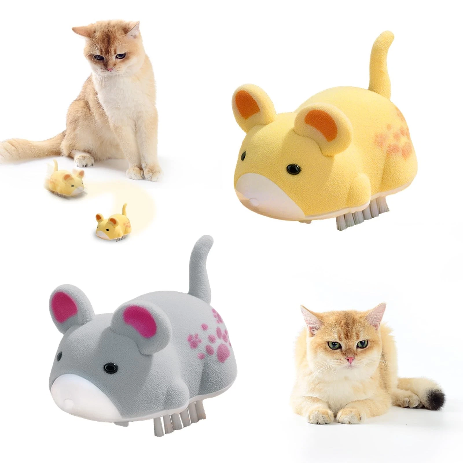 2pcs Cat Toy Electric Play Mouse Magic Mouse Cat Cat Toy...