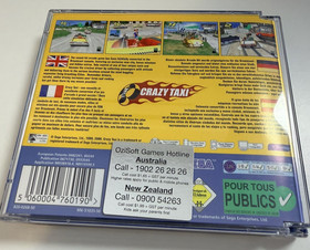 Crazy Taxi - Sega Dreamcast Game with Manual 2000 PAL VGC - Complete
