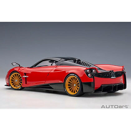 オートアート　1/18 PAGANI HUAYRA RED Autoart Pagani Huayra Roadster Rosso Monza Red and Carbon 1