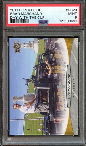 Brad Marchand #DC23 2011 Upper Deck Day With the Cup card