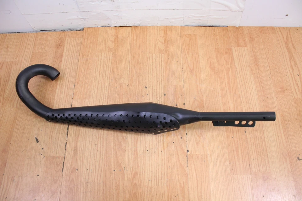 Yamaha LT2 MX 100 1972 sistema de escape de tubo bajo/cabezal/silenciador Foto 2 de 4