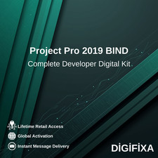 MS Project Pro 2019 Bind Digital Kit - Account Link Support - Lifetime Global