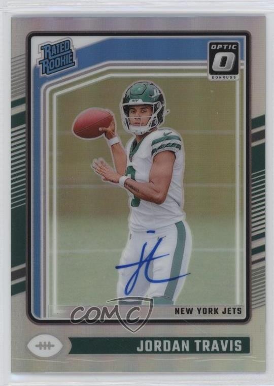 2024 Panini Donruss Optic Rated Rookie Holo Prizm /150 Jordan Travis #260 Auto