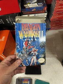 NES Dragon Warrior II 2 Nintendo CIB Complete in Box Manual Maps Tested Works