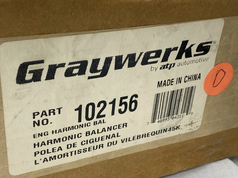 Equilibrador armónico ATP 102156 Graywerks para Chevy Silverado 1500 1999-2006 Foto 3 de 4