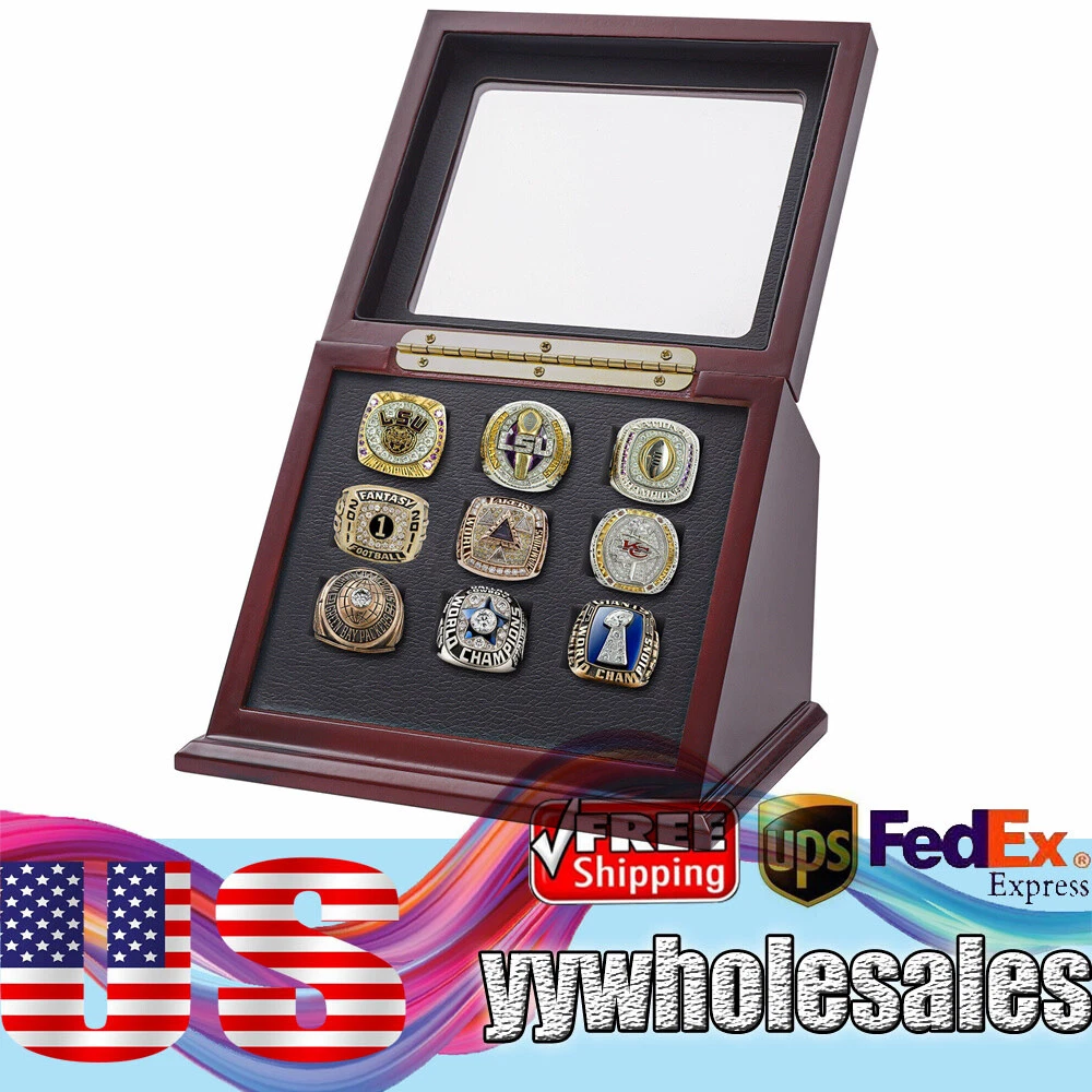 Large ring display case sale