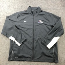Samford Bulldogs Jacket Mens 2XL Spell Out Football Full Zip Nike Dri Fit
