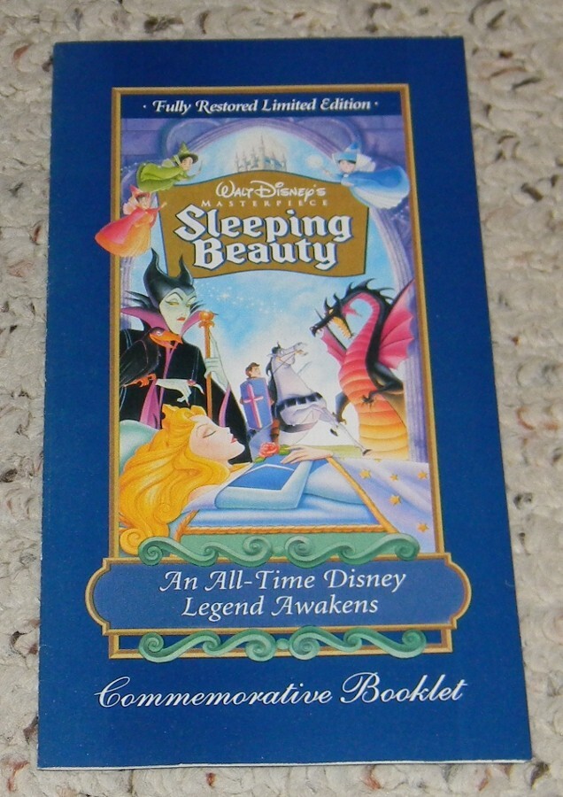 Limited Edition Disney Sleeping Beauty Commemorative Booklet